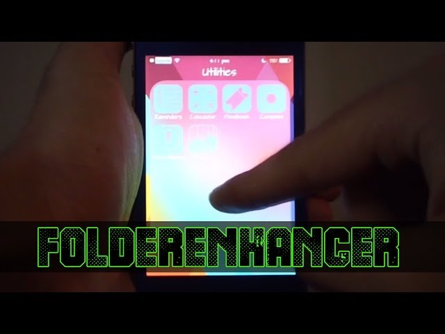 iOS 7.0.4 Cydia Tweaks - FolderEnhancer - Make your iOS 7 folders better than ever!
