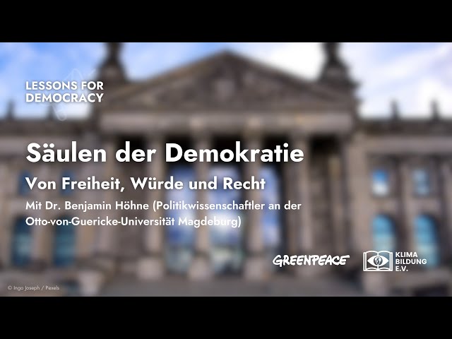 Lessons for Democracy | Säulen der Demokratie