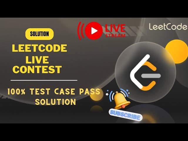 LEETCODE BIWEEKLY CONTEST  129  | ALL SOLUTION IN C++ | PYTHON | JAVA | C