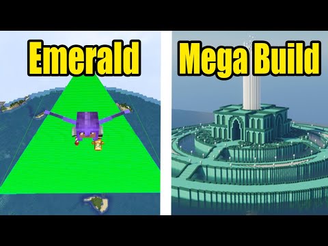 Impressive Mega Builds & Player Achievements in HARDCORE Minecraft