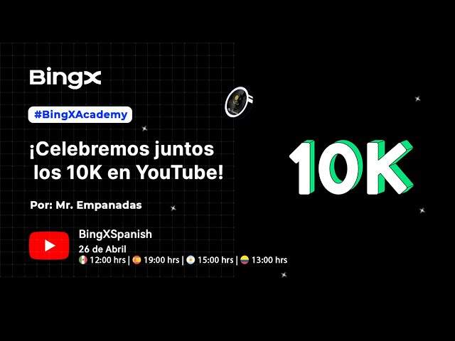 ¡Celebremos juntos los 10K en YouTube! 🎉🥳