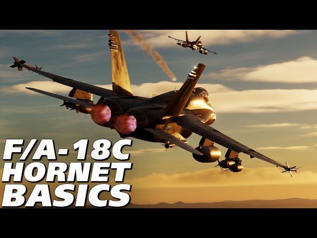 DCS F/A-18C Hornet Basic Training!