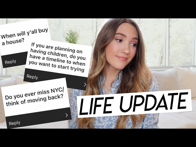 LIFE UPDATE Q&A *got emotional* | babies, struggles in my faith, moving, buying a house!