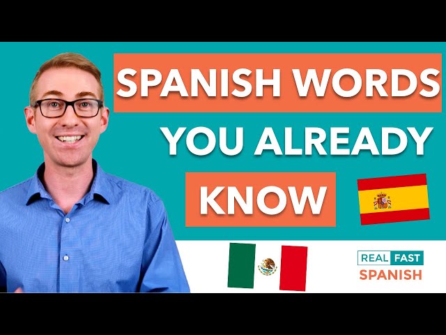 1001 Spanish Words You Already Know | Spanish Cognates