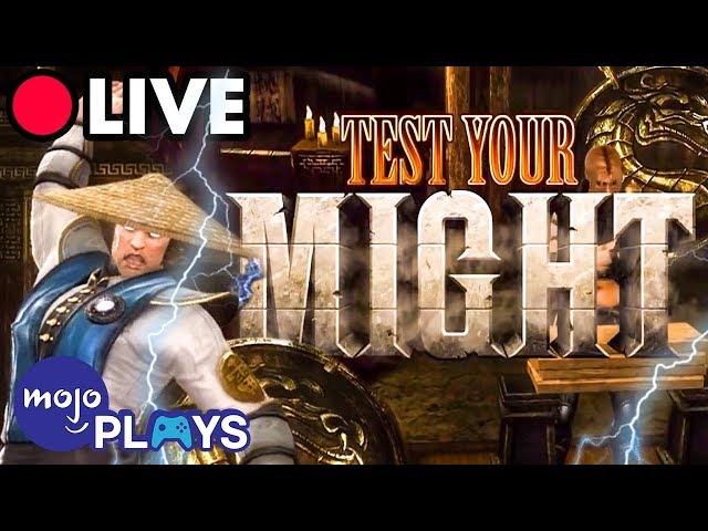 Test Your Might LIVE! Mortal Kombat 9 - MojoPlays