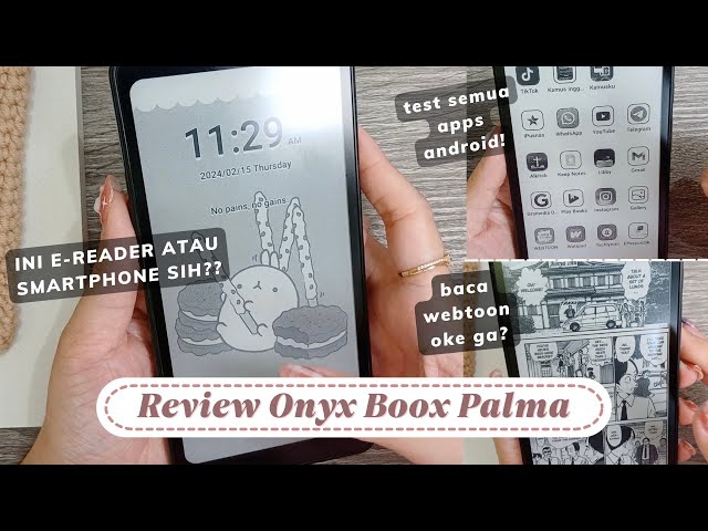 INI EREADER ATAU SMARTPHONE? ✨️📚 Review LENGKAP Onyx Boox Palma Indonesia Ebook Reader E-ink Android