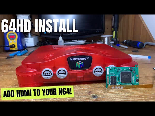 Gamebox Systems 64HD Install! Add HDMI to your Nintendo 64!