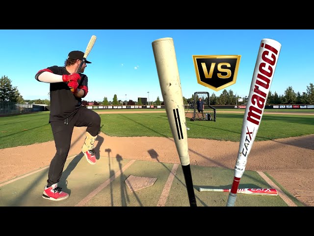 CATX CONNECT vs. BONESABER HYBRID | BBCOR Baseball Bat Review