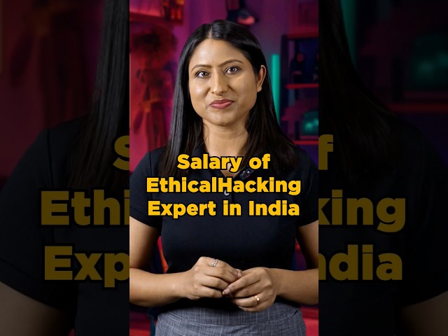 🔥Salary of an Ethical Hacker in India |Ethical Hacker Salary 2024 | #Shorts #Simplilearn