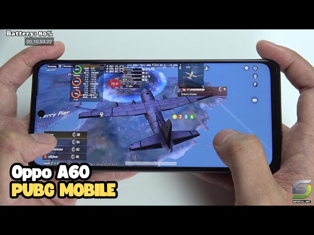 Oppo A60 test game PUBG Mobile | Snapdragon 680