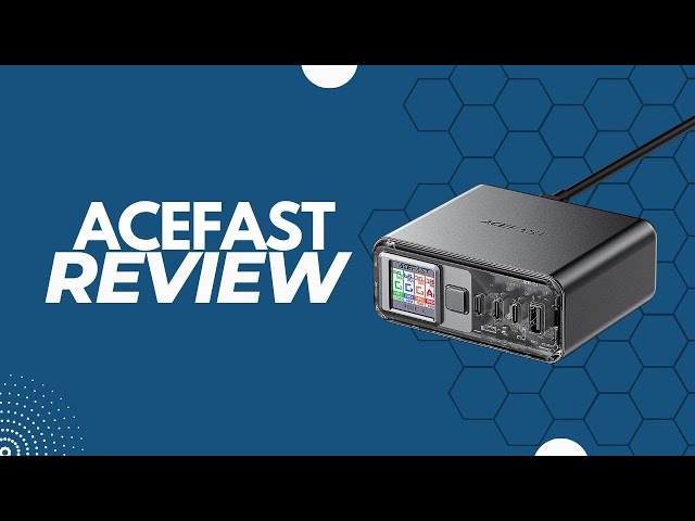 Review: 218W USB C Charger, ACEFAST 4-Port GaN Charger with LCD Display, Support 4 Modes