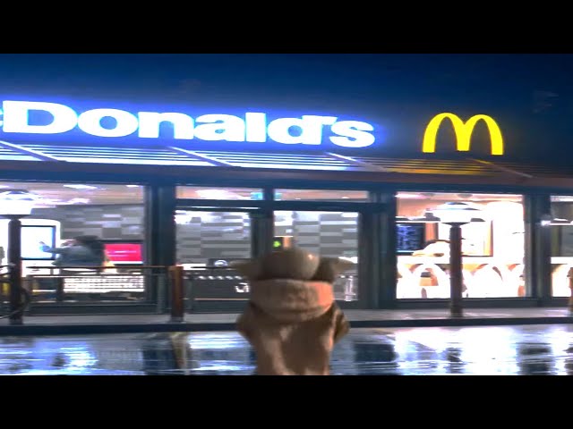 Baby Yoda goes to McDonald's
