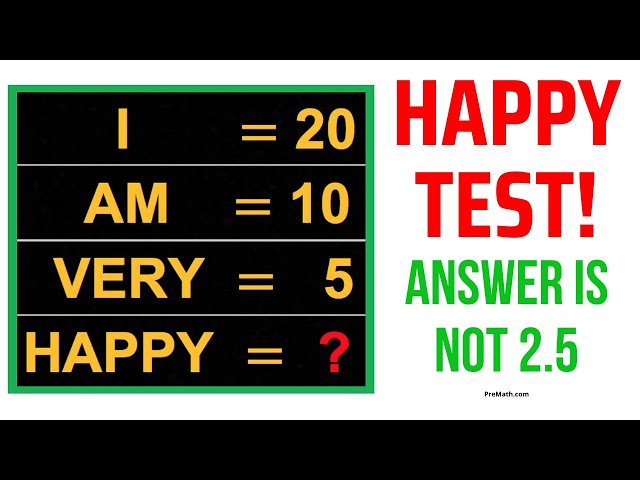 Solve this Happy Puzzle! | Easy Explanation