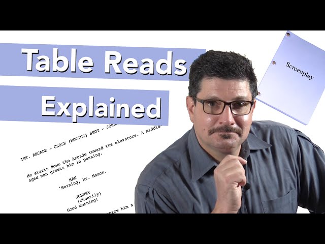 What Are Film & TV Production Table Reads & Why Should You Use Them | Actor and Director Tips