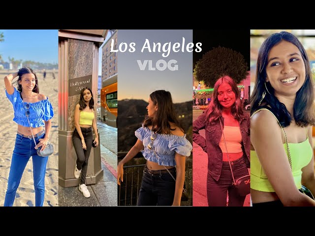 LOS ANGELES TRAVEL VLOG | Road Trip | LA Downtown, Walk of Fame, Venice Beach & Hollywood Sign
