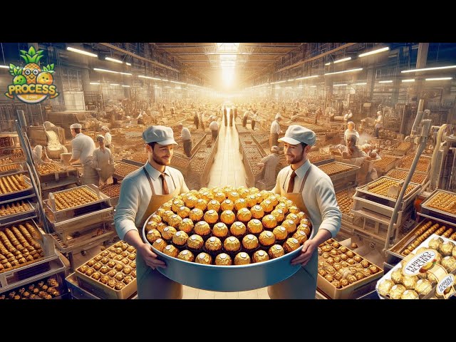 How Is Ferrero Rocher Made In Factory | Ferrero Rocher Factory Process