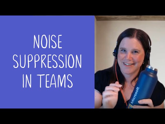 How to block out background noise on a Microsoft Teams call