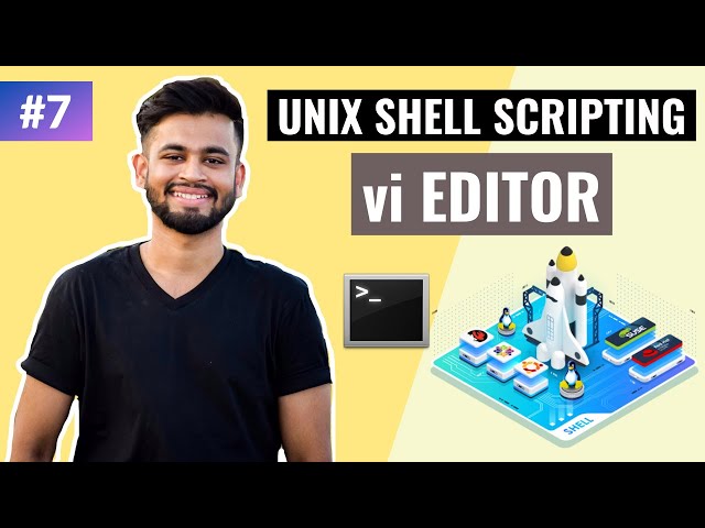 vi Editor in Unix | Lecture #7 | Unix Shell Scripting Tutorial