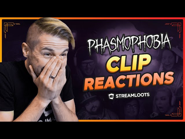 WE REACT TO YOUR PHASMOPHOBIA TWITCH CLIPS! 😱👻