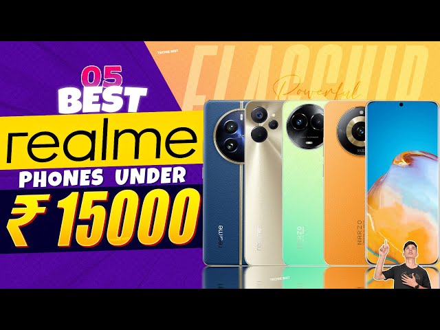 Top 5 Best Realme Smartphone Under 15000 in 2024 | Best Realme Phone Under 15000 in INDIA 2024