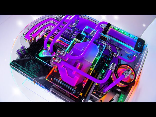 I Built an INSANE Custom Distro Case Water Cooled RGB PC!