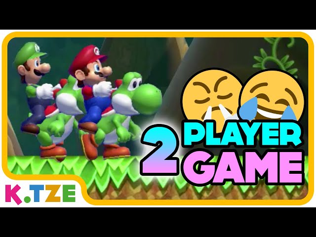 Super Mario 2 Player Co-Op 😤😂 Mit Co-Moderator! | K.Tze