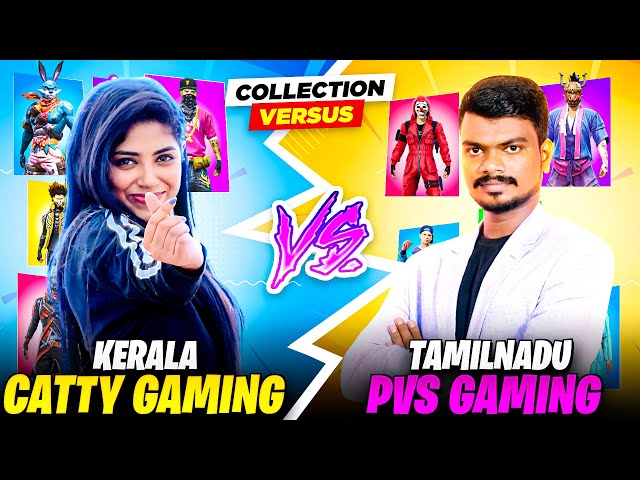 💥CATTY GAMING 😭x PVS Collection Video / Tamilnadu vs KERALA Richest Funny Collection Battle Tamil