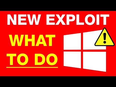 ⚠️SEVERE NEW WINDOWS EXPLOIT⚠️ Do This Now! [Patch Update Now Available]