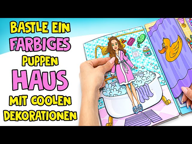 DIY Coolste Papierpuppenhaus im Album || Lustige und einfache Basteleien!