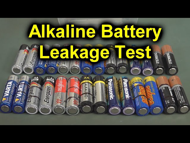 EEVblog #1274 - Long Term Alkaline Battery Leakage Testing