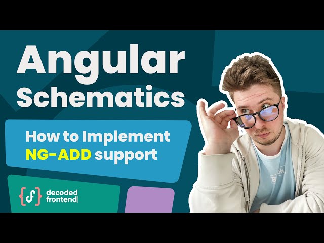 Angular Schematics — Implementing NG-ADD support for Libraries (advanced)