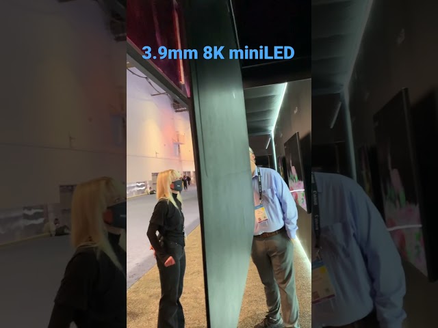 CES 2022 85” miniLED 8K TV is 4 mm thick by TCL: for Samsung in 2023?