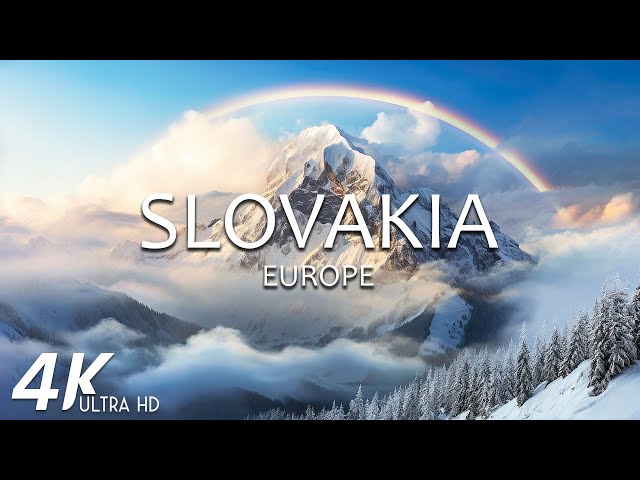 FLYING OVER SLOVAKIA (4K Video UHD) - Relaxing Music With Amazing Nature Scenery For Stress Relief