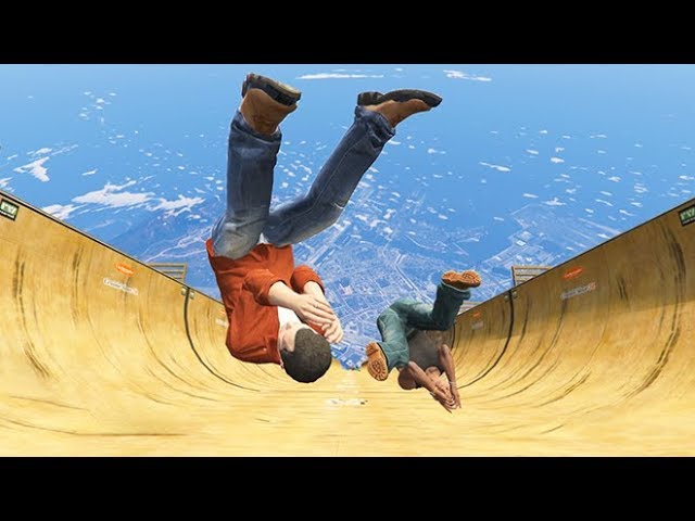 GTA 5 CRAZY Jumps/Falls Compilation (Grand Theft Auto V Fails Funny Moments)