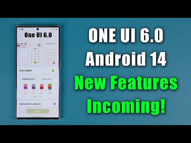Samsung One UI 6.0 with Android 14 - Powerful New Features!