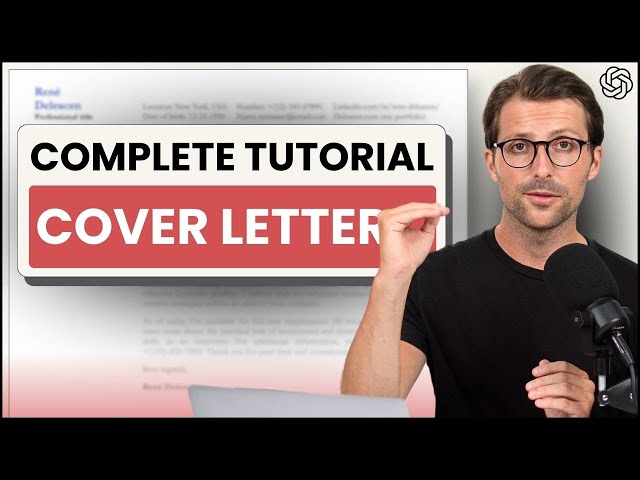 Write The Best Cover Letter in 3 Minutes | (Free Template + ChatGPT)