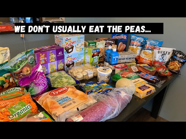 The Secret To Why I Buy Frozen Peas - Grocery Haul