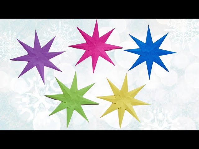 How to make Origami Star. Paper Craft. How to make star with paper.