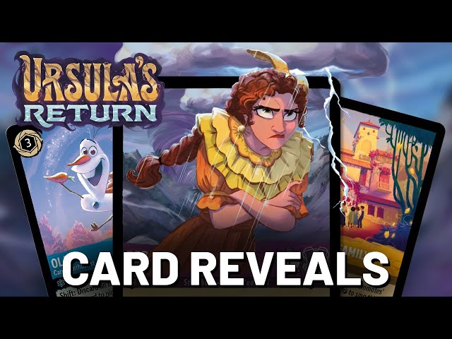 URSULA'S RETURN New Card Reveals | Madrigal, Sing Together, Shift Discard and Lorcana News!
