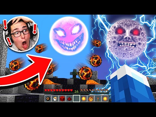 24 HOUR LUNAR MOON AND RED SUN MINECRAFT CHALLENGE!