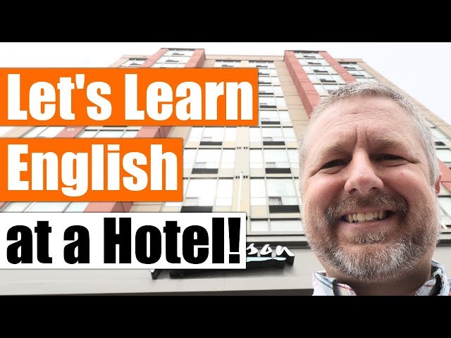 Let's Learn English at a Hotel! | An English Travel Lesson with Subtitles