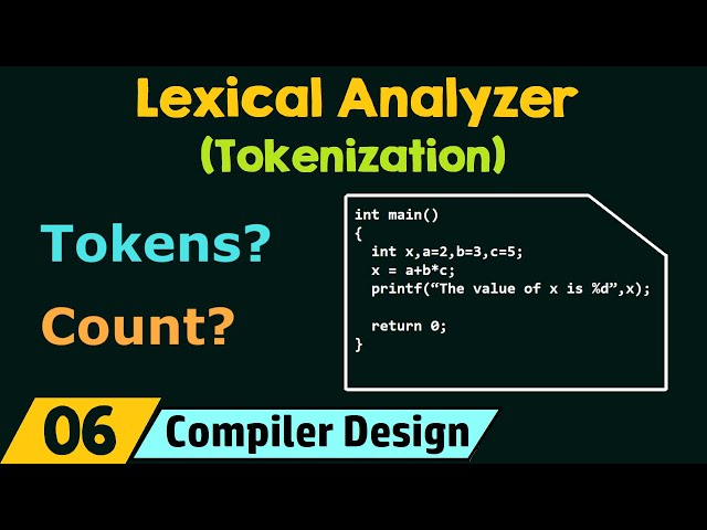 Lexical Analyzer – Tokenization