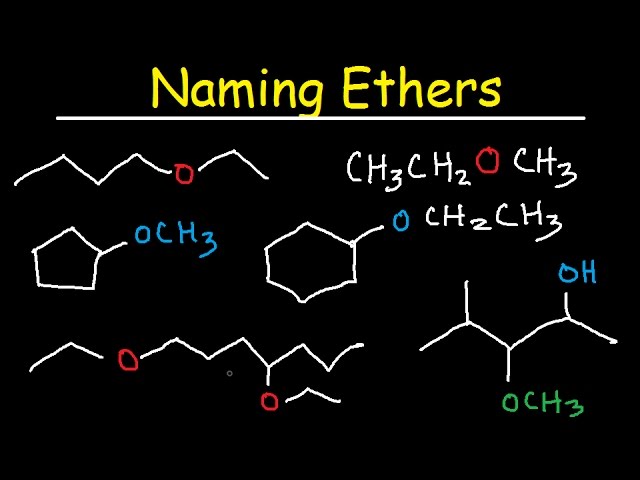 Naming Ethers - IUPAC Nomenclature With Branching, Organic Chemistry Practice Problems