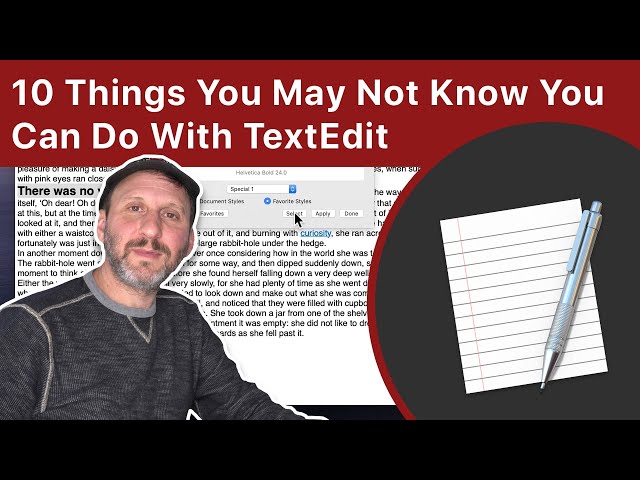 19 Things You May Not Know You Can Do With TextEdit On a Mac