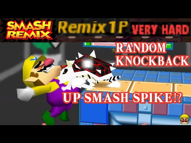 Smash Remix - Classic Mode Remix 1P Random Knockback with Bowser