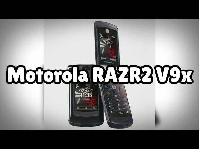 Photos of the Motorola RAZR2 V9x | Not A Review!