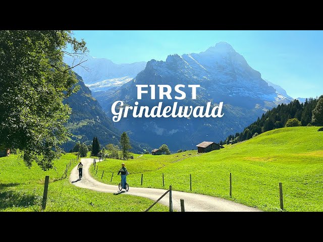 [4K]🇨🇭First🚠 Grindelwald, Switzerland : Top of Adventure🪂🚵‍♀️/Most Picturesque Hike ever🥾😍 Sep. 2023