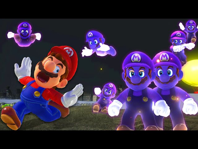 Mario Odyssey but Shadow Mario wants to k!ll Mario