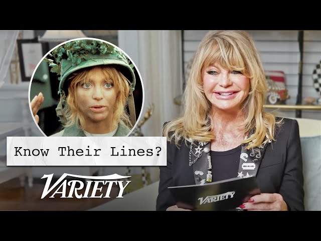 Does Goldie Hawn Know Her Lines From Her Most Famous Films?