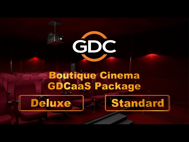 GDC Boutique Cinema GDCaaS Package to Build Mini-theatres with NO AV CAPEX